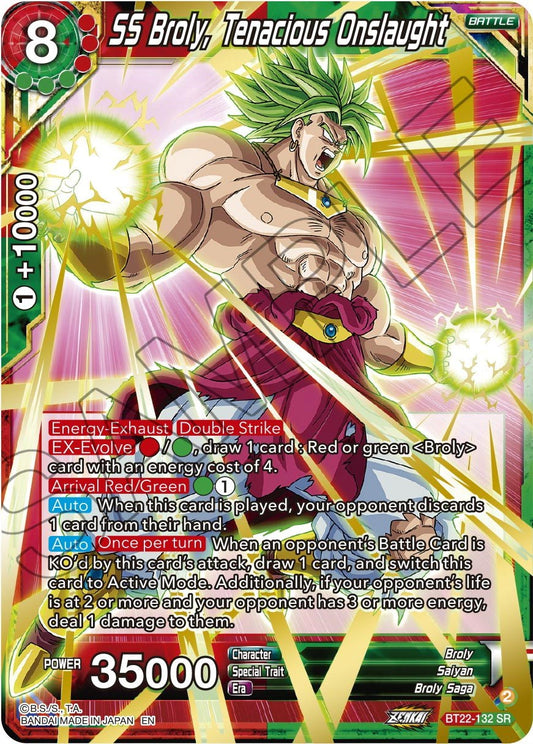 SS Broly, Tenacious Onslaught