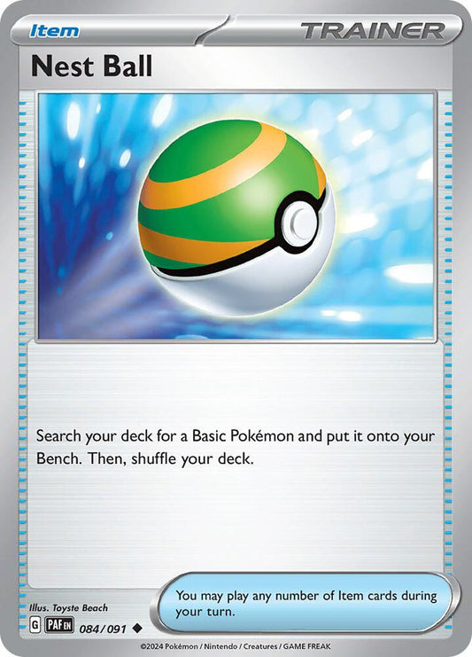 Trainer: Item - Nest Ball 084/091