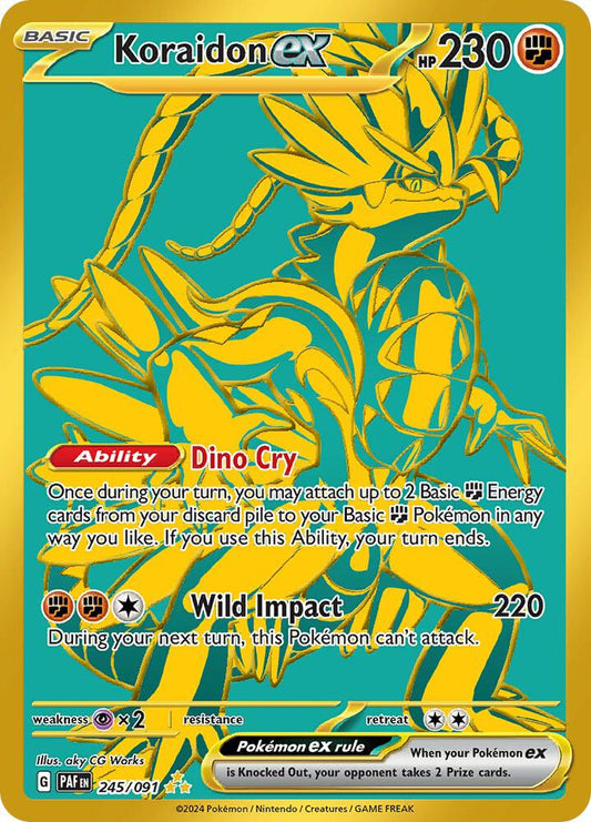 Pokemon TCG: Koraidon ex 245/091 - SV: Paldean Fates (PAF)