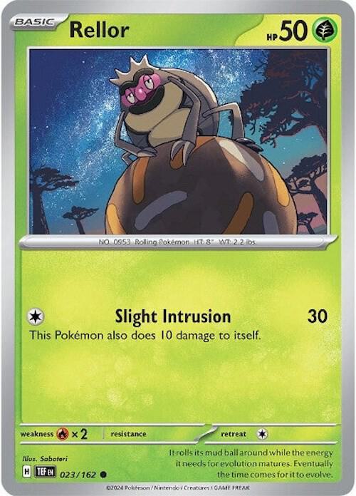 Pokemon TCG: Rellor 023/162 - SV05: Temporal Forces (TEF)