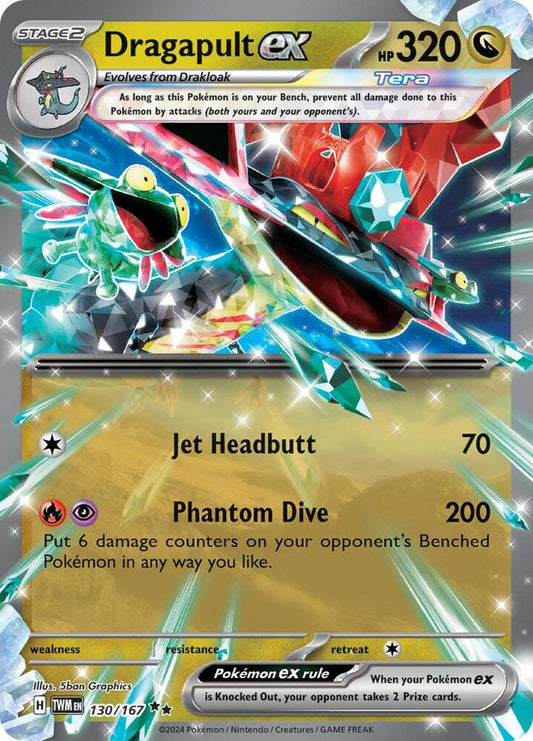 Pokemon TCG: Dragapult ex - 130/167 - SV06: Twilight Masquerade (TWM)