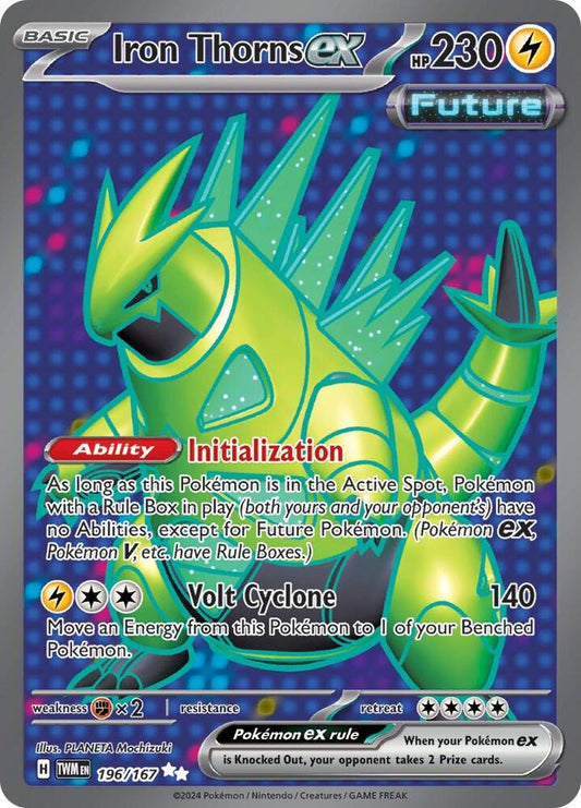 Pokemon TCG: Iron Thorns ex - 196/167 - SV06: Twilight Masquerade (TWM)