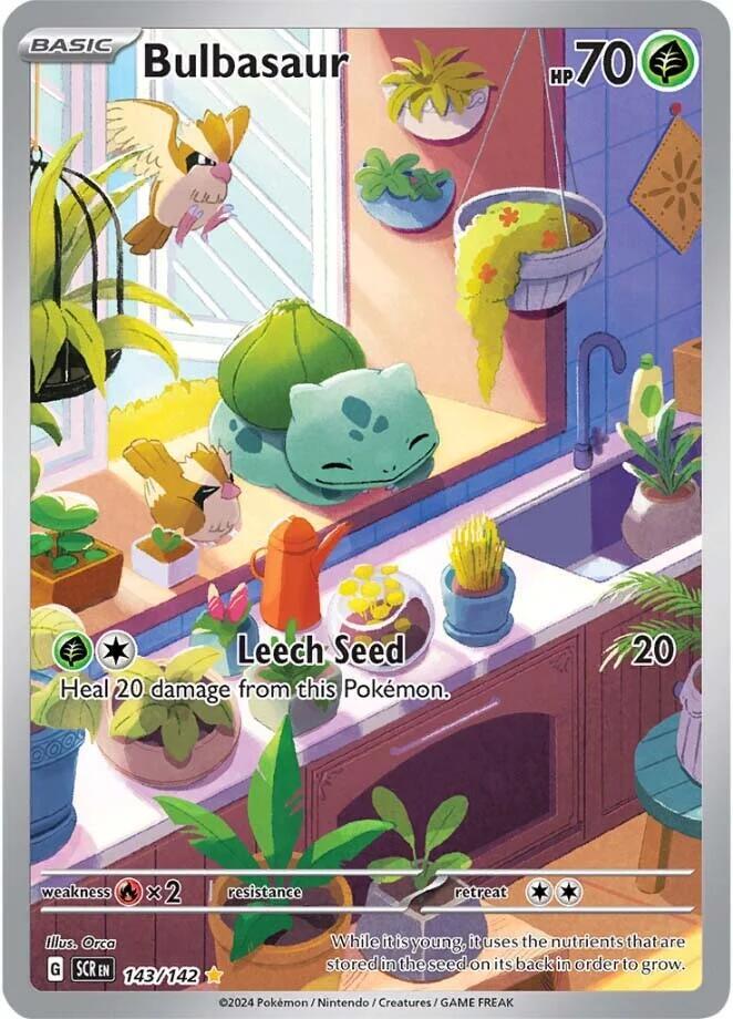 Pokemon TCG: Bulbasaur - SV07: Stellar Crown (SCR)