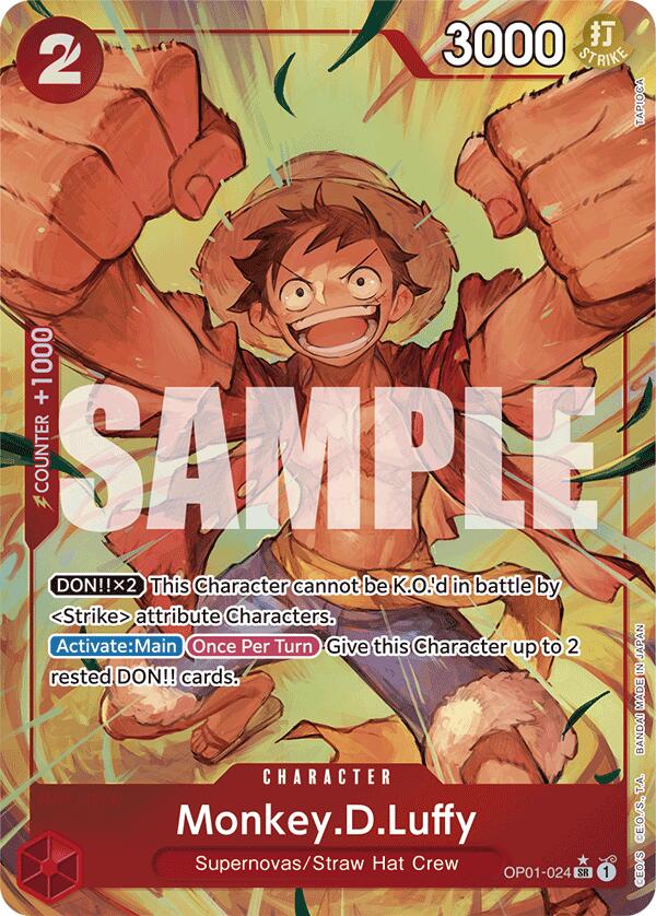 Monkey.D.Luffy (OP01-024) (Alternate Art)