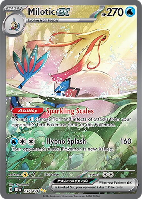 Pokemon TCG: Milotic ex - 237/191 - SV08: Surging Sparks (SSP)