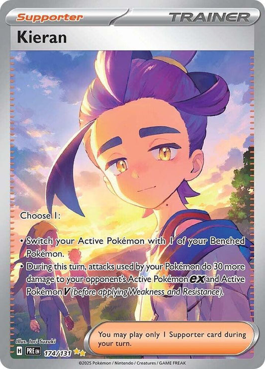 Pokemon TCG: Kieran - 174/131 - SV: Prismatic Evolutions (PRE)