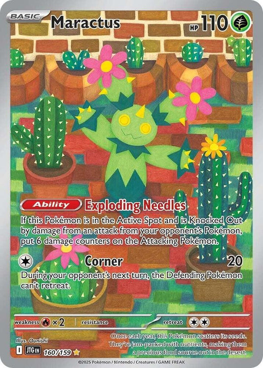 Pokemon TCG: Maractus - 160/159 - SV09: Journey Together (JTG)