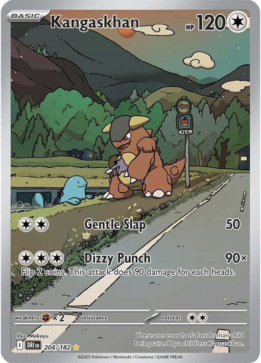 Pokemon TCG: Kangaskhan - 204/182 - SV10: Destined Rivals (DRI)