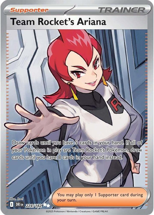 Pokemon TCG: Team Rocket's Ariana - 224/182 - SV10: Destined Rivals (DRI)