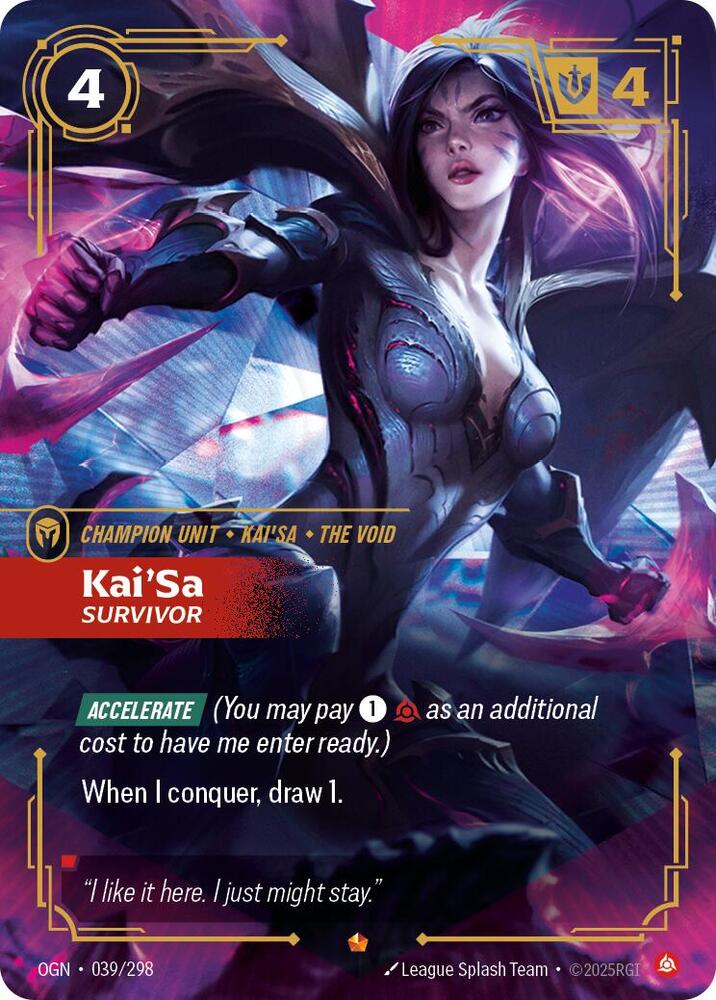 Riftbound TCG: Kai'Sa - Survivor - Origins (OGN)