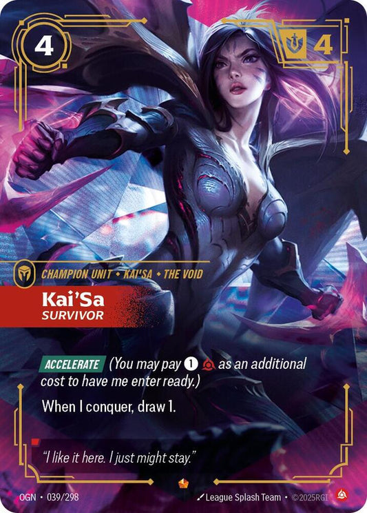 Riftbound TCG: Kai'Sa - Survivor - Origins (OGN)
