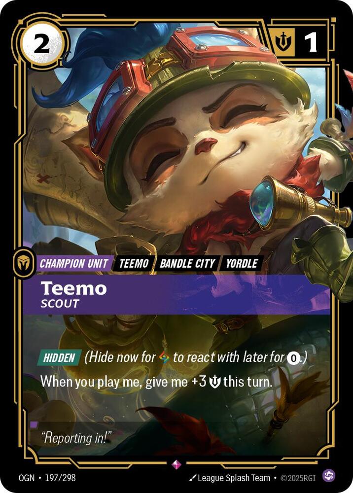 Riftbound TCG: Teemo - Scout - Origins (OGN)