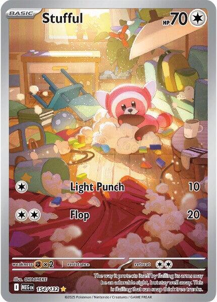 Pokemon TCG Single: Stufful - 154/132 - ME01: Mega Evolution (MEG)