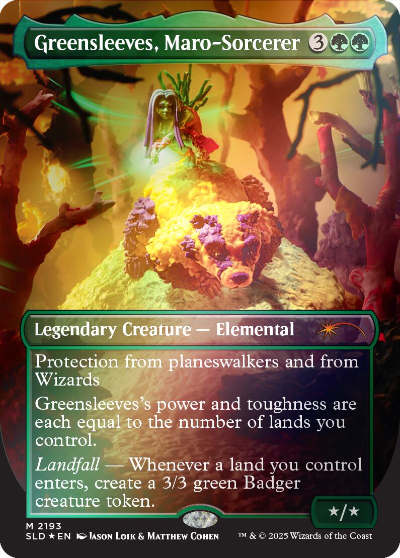 Greensleeves, Maro-Sorcerer (Rainbow Foil)