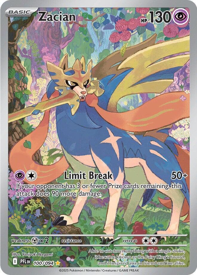 Pokemon TCG: Zacian - 100/094 - ME02: Phantasmal Flames (PFL)