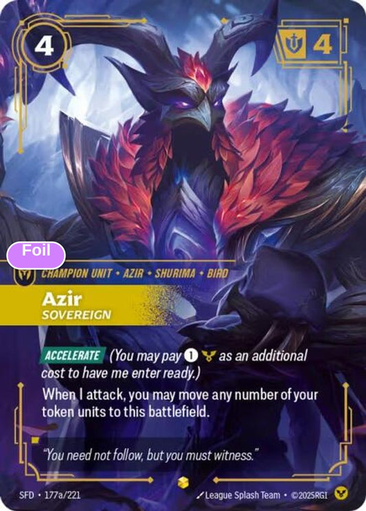 Azir - Sovereign (Alternate Art)