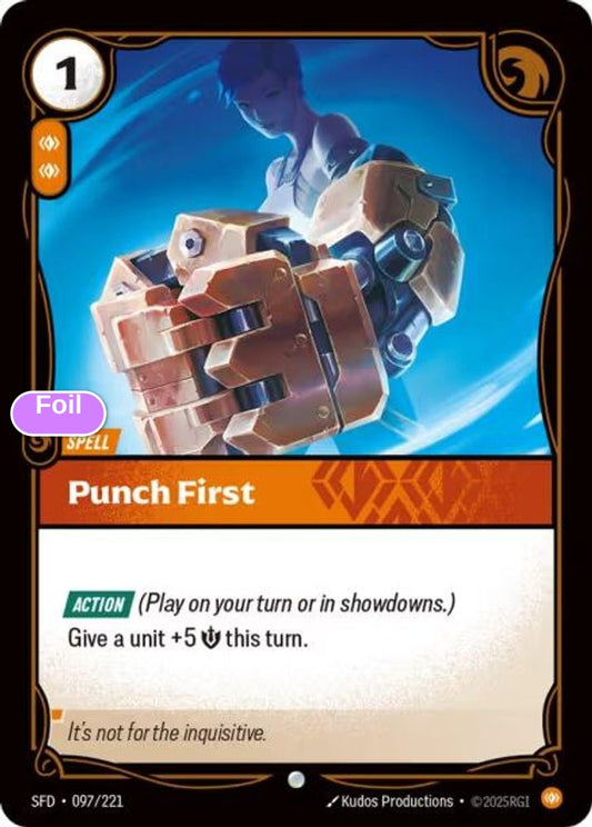 Punch First