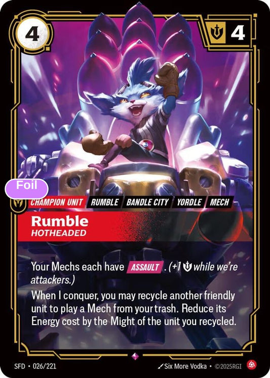 Rumble - Hotheaded