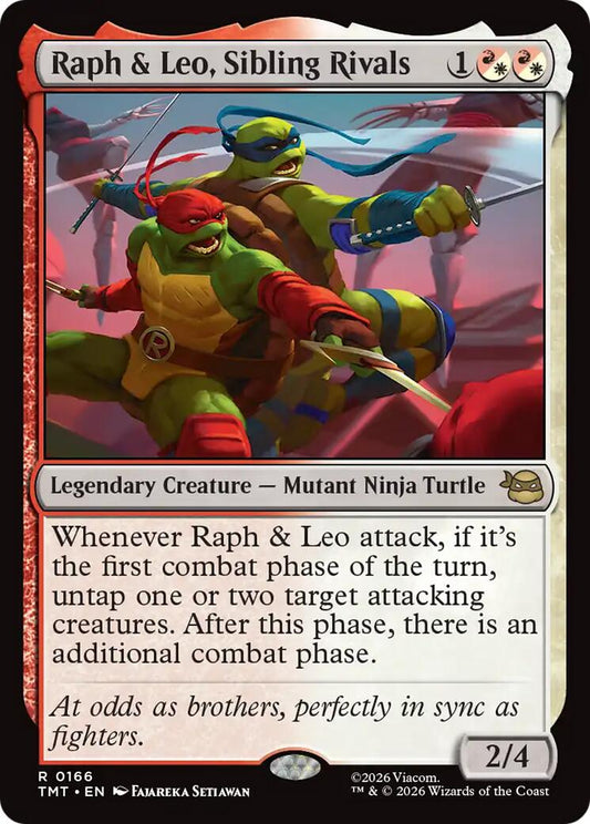 Raph & Leo, Sibling Rivals