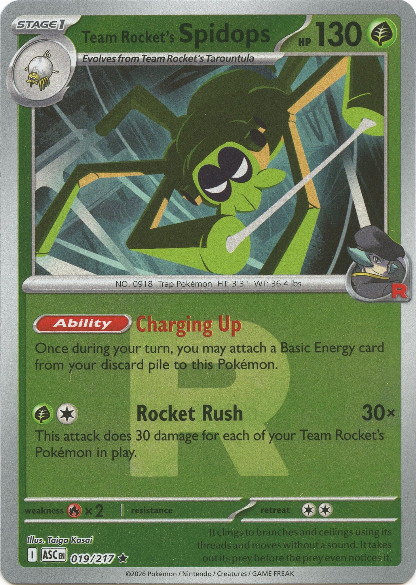 Team Rocket's Spidops (Team Rocket)
