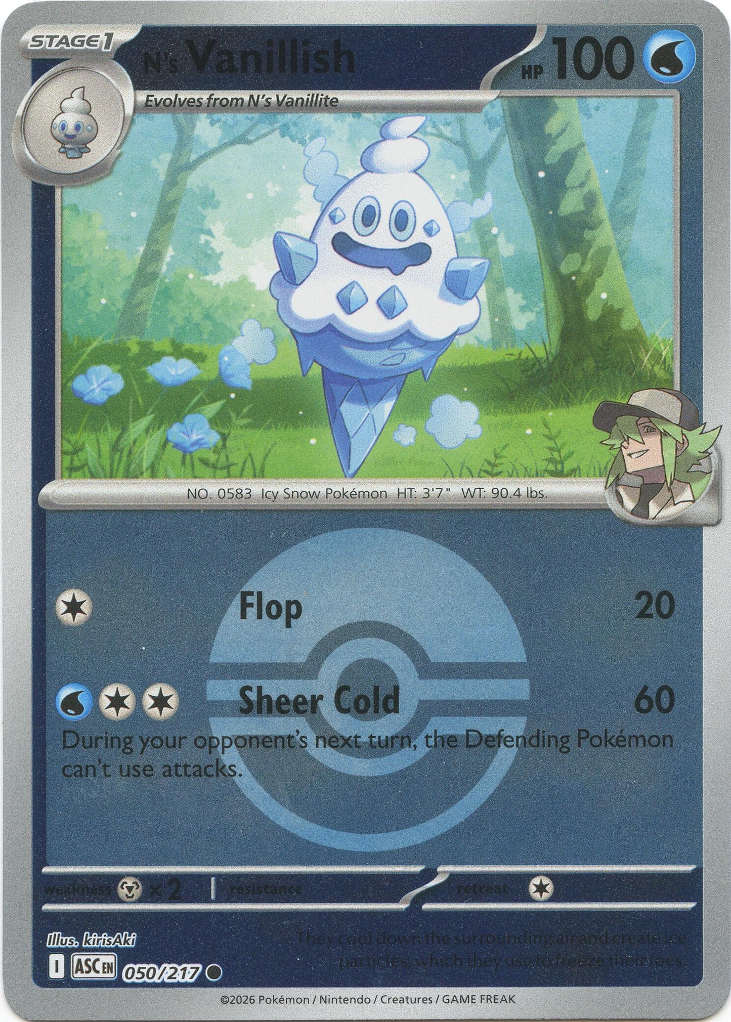 N's Vanillish (Poke Ball)