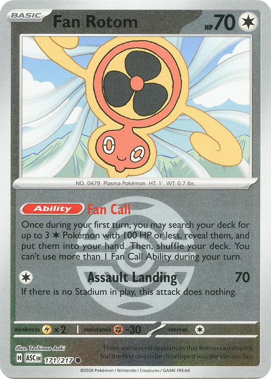 Fan Rotom (Dusk Ball)
