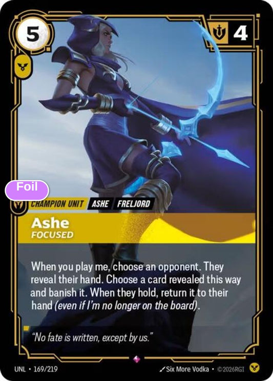 Ashe - Focused