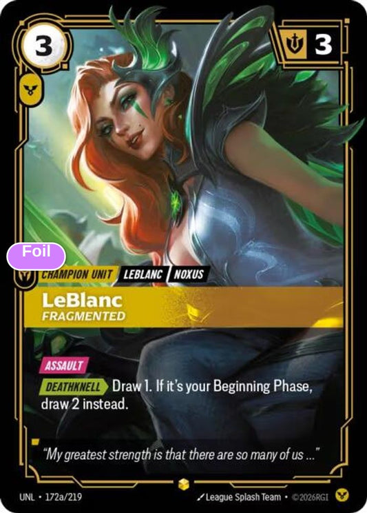 LeBlanc - Fragmented (Alternate Art)