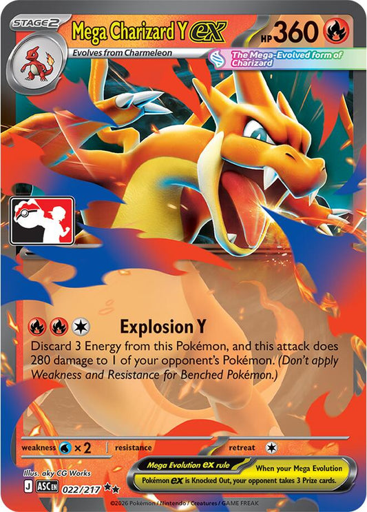 Mega Charizard Y ex - 022/217