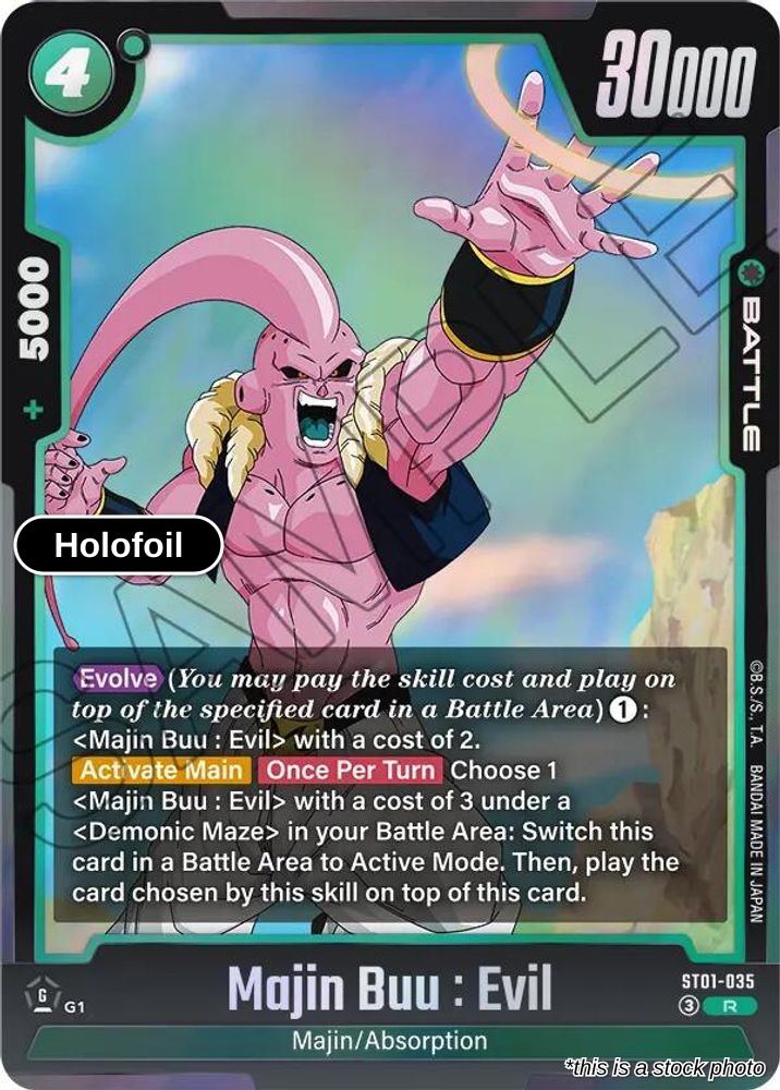 Majin Buu : Evil - ST01-035