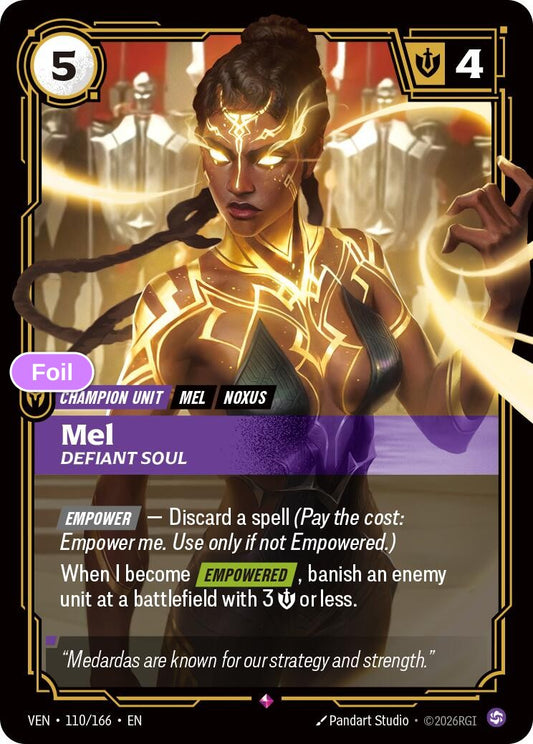 Mel, Defiant Soul