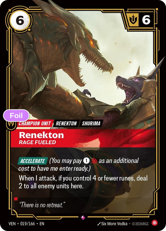 Renekton, Rage Fueled