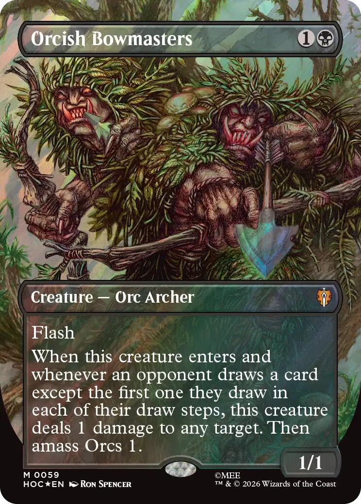 Orcish Bowmasters (Borderless) (Surge Foil)