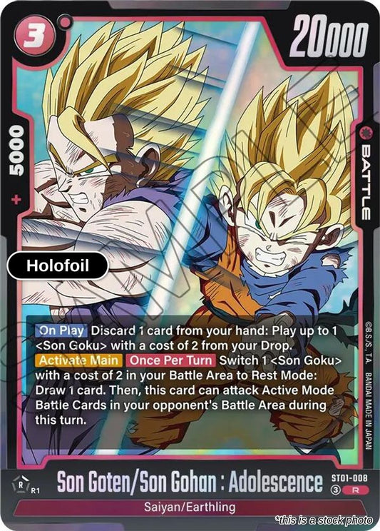 Son Goten/Son Gohan : Adolescence