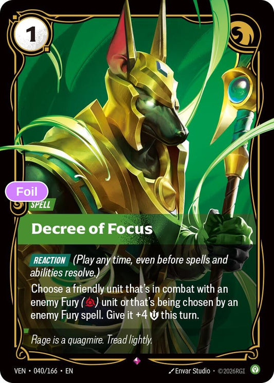 Decree of Focus