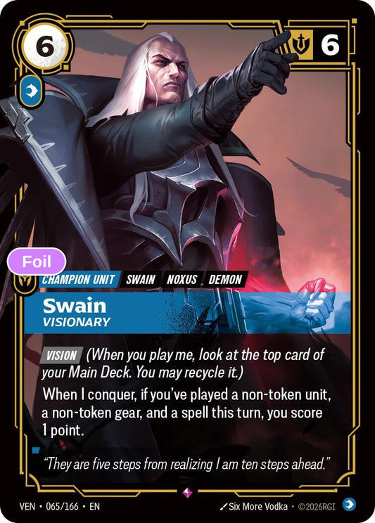 Swain, Visionary