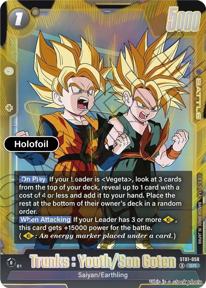 Trunks : Youth/Son Goten