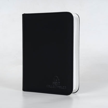 HBT Collectables: Premium 4 Pocket Binder (Black/White) - PREORDER