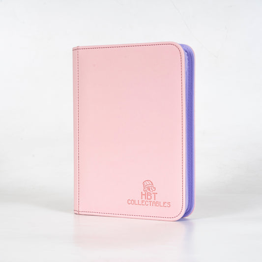 HBT Collectables: Premium 4 Pocket Binder (Pink/Purple) - PREORDER