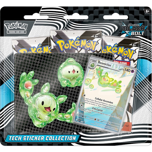 Pokémon TCG: Scarlet & Violet— Black Bolt Tech Sticker Collection