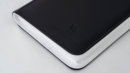 HBT Collectables: Premium 4 Pocket Binder (Black/White) - PREORDER