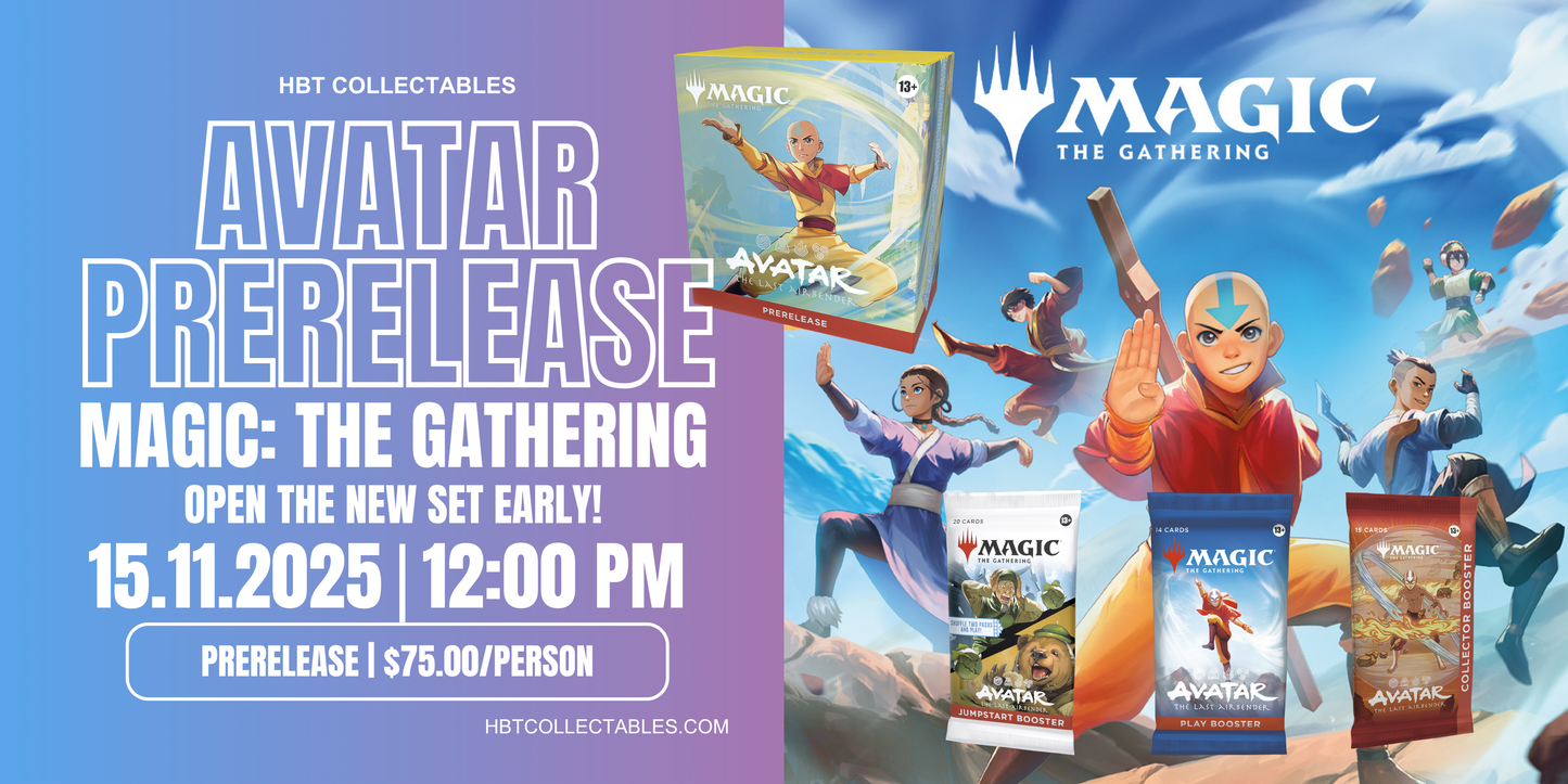 (15th November) Magic: The Gathering - Avatar: The Last Airbender PRERELEASE ticket