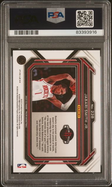 2022 PANINI PRIZM #228 JABARI SMITH JR. VARIATION [PSA 9]