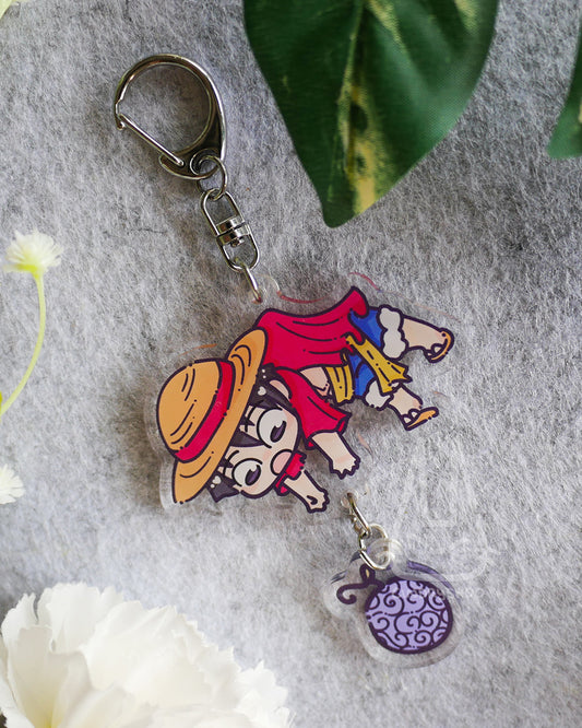 Cindryshoo: PIRATE KING CONNECT CHARM - LUFFY