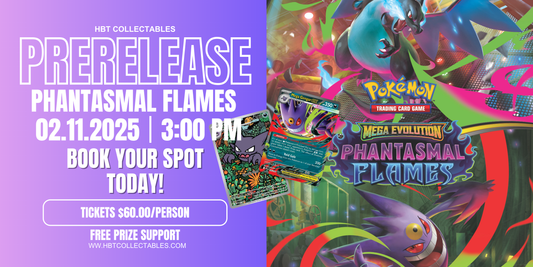Pokemon TCG Event: Phantasmal Flames Prerelease - 2nd November 2025