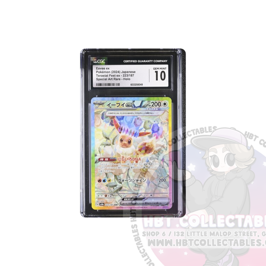 Pokemon TCG: CGC Gem Mint 10 -  Eevee ex: Terestal Festival ex 223/187
