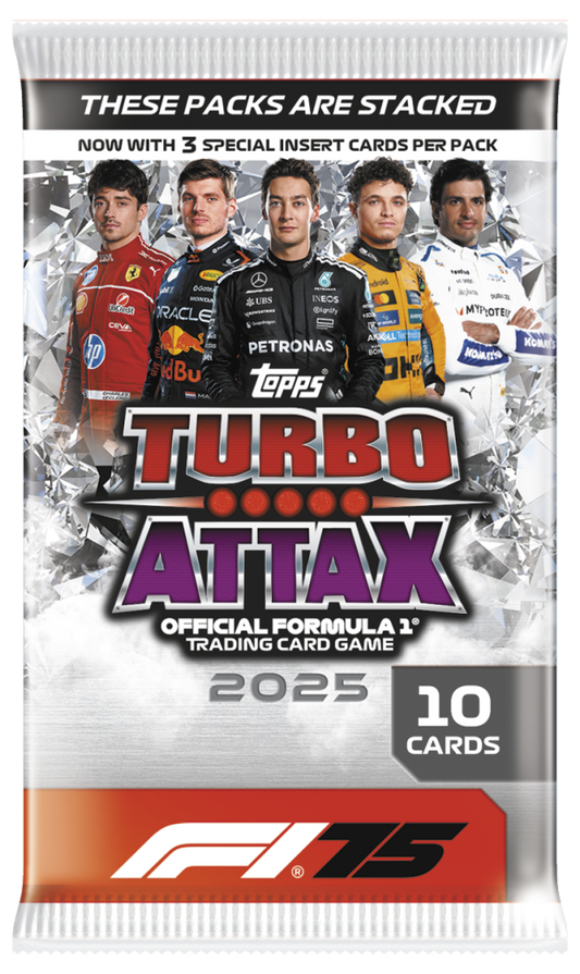 F1 Turbo Attax 2025 Cards (Booster Pack)