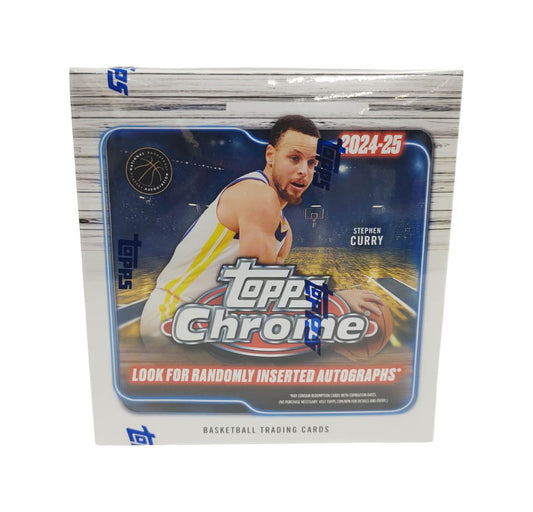 2024/25 Topps Chrome NBA Basketball Mega Box