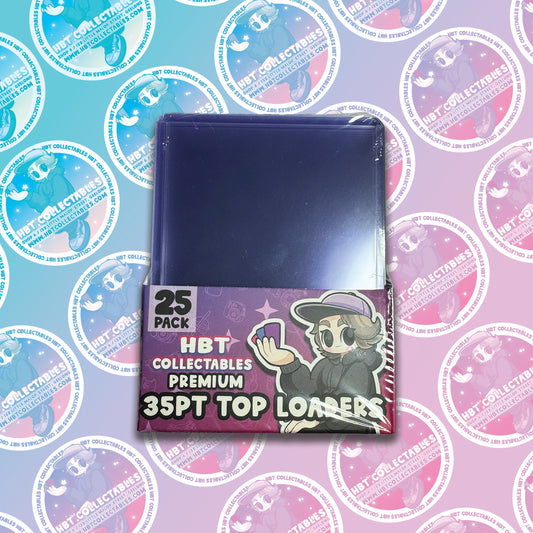 HBT Collectables: Premium 35PT Top Loaders (25 Pack)