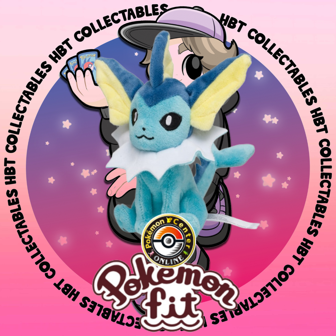 PC JPN: Pokemon Fit Plush Vaporeon (Common)